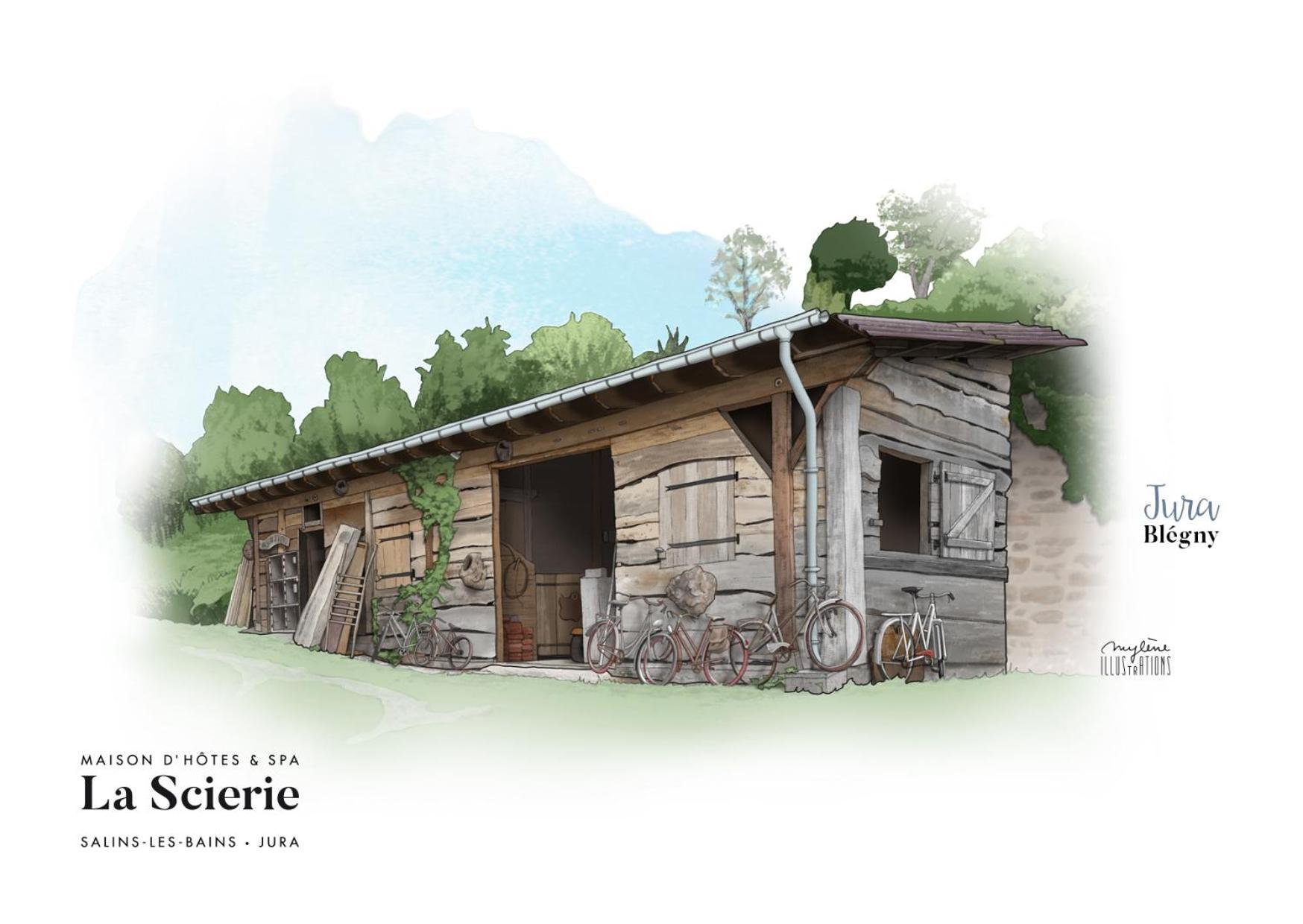 Maison D'Hotes & Spa La Scierie 살랭레뱅 외부 사진