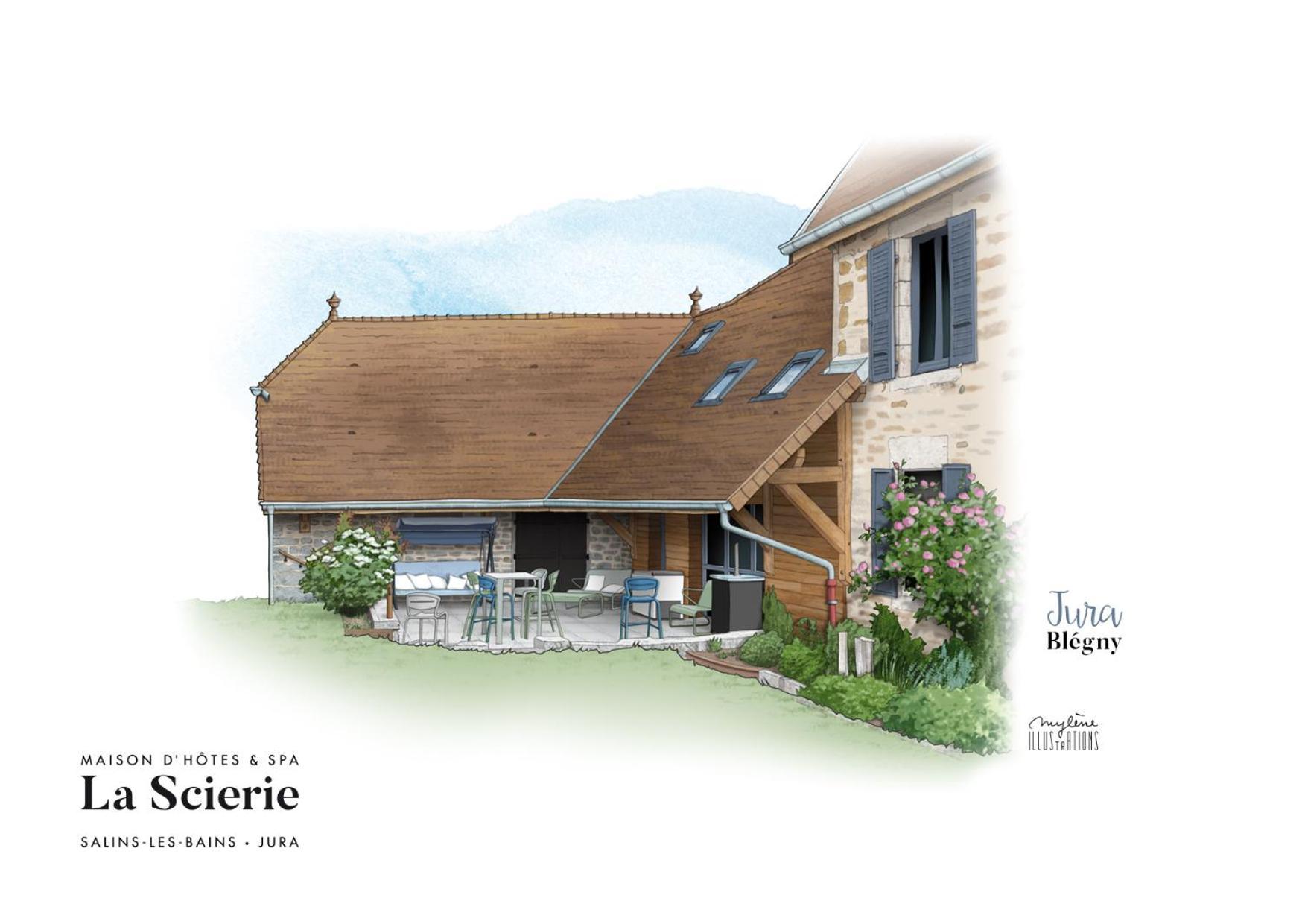 Maison D'Hotes & Spa La Scierie 살랭레뱅 외부 사진